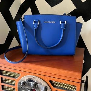 Michael Kors Royal Blue Crossbody Bag